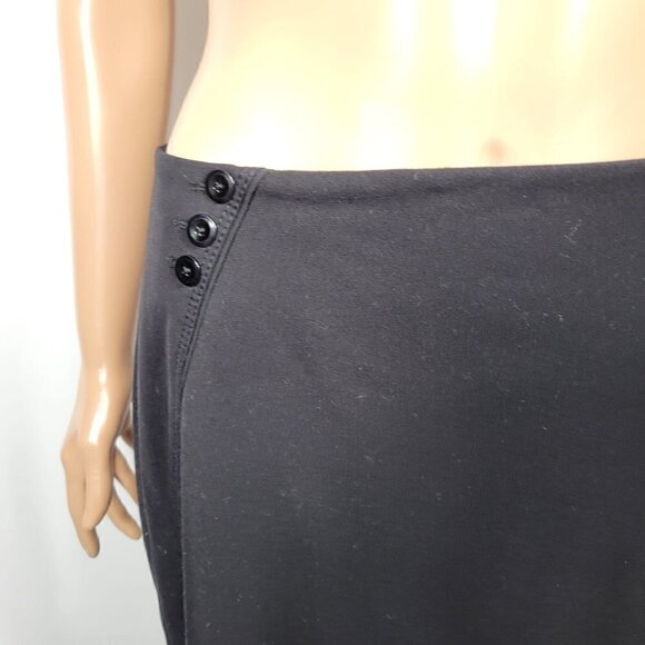 White House Black Market Women's Button Accent Back Slit Pencil Skirt Size 6 - Picture 2 of 12